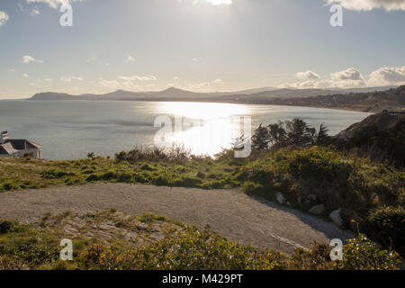 Eine Ansicht von Killiney Bucht von Sorrento entfernt. Stockfoto