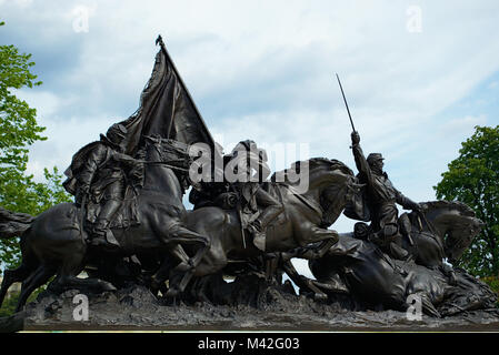 Ulysses S. Grant Memorial restauriert auf der Westseite des US-Kapitals Stockfoto