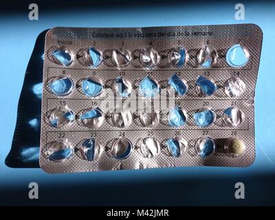 Antibaby-Pille Stockfoto