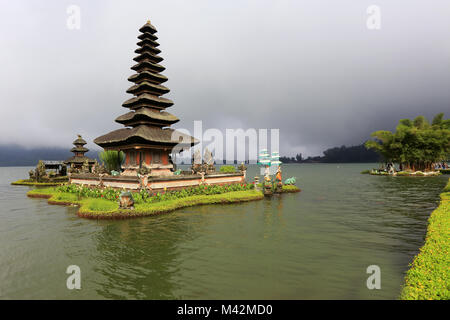 Pura Ulun Danu Bratan Tempel am Lake Bratan. Bali Indonesien Stockfoto