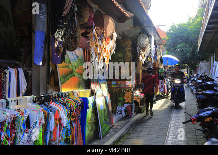 Ubud Kunstmarkt Ubud Bali Indonesien. Stockfoto