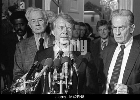 Usa-Präsidenten Jimmy Carter im Kapitol in Washington, DC am 23. November 1976. Credit: Benjamin E. 'Gene' Forte/CNP/MediaPunch Stockfoto