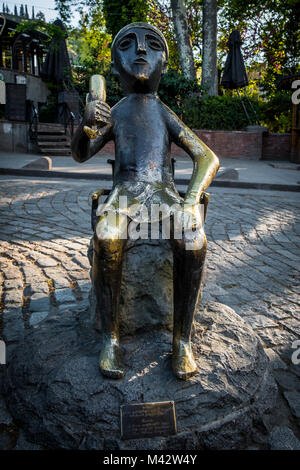 Statue des Georgischen toastmaster genannt Tamada bei Shardeni Straße in Tiflis, Georgien, Caucaus, Eurasien. Stockfoto