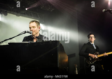 Mailand, 13. Februar 2018 Belle und Sebastian Live at Fabrique © Roberto Finizio / alamy Leben Nachrichten Stockfoto