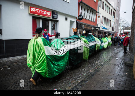 Im Inneren des Kölner Karnevals 2018, Deutschland Stockfoto