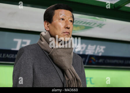 Jeonju, Südkorea. 13 Feb, 2018. Choi Kanghee (jeonbuk) Fußball: AFC Champions League Gruppe E Übereinstimmung zwischen Jeonbuk Hyundai Motors 3-2 Kashiwa Reysol in Jeonju WM-Stadion in Jeonju, Südkorea. Quelle: LBA/Alamy leben Nachrichten Stockfoto