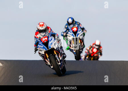 Datei PICS: 14 Feb, 2018. Foto: Antrim, Nordirland. Donnerstag, 11 Mai, 2017. Alastair Seeley, der erfolgreichste Fahrer in der Geschichte der Opel International North West 200 Mit 21 Siegen, Rennen Tyco auf BMW in der Superbike und Superstock Rennen bei der diesjährigen Veranstaltung am 13-19. Dies wird der 38jährige siebte Staffel laufen, unter dem Banner von Philip und Hector Neills TAS Racing Team und Seeley hat seinen Anblick fest auf Superbike Herrlichkeit. Credit: Graham Service/Alamy leben Nachrichten Stockfoto