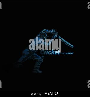 Kreative Logo des Krickets Vector Illustration Stock Vektor