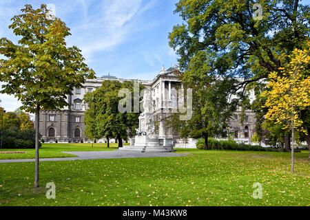 Mozart-Statue im Burggarten Park der Hofburg Imperial Palace Gardens Stockfoto