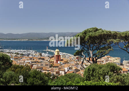 Saint-Tropez, Golfe de Saint Tropez, Cote s'Azur Stockfoto