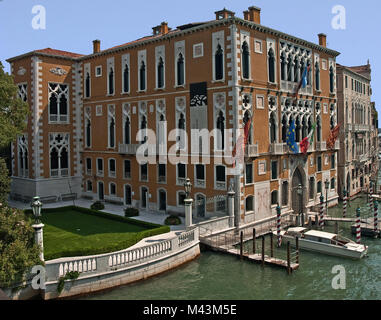 Palazzo Cavalli Franchetti (Heimat des Istituto Veneto di Regional Stockfoto