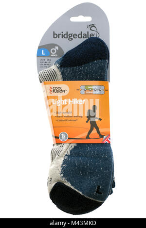 Paar Bridgedale Große walking Socken Stockfoto