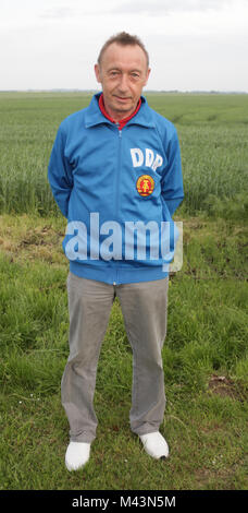 Joachim Streich (FC Hansa Rostock und den 1.FC Magdeburg) Stockfoto