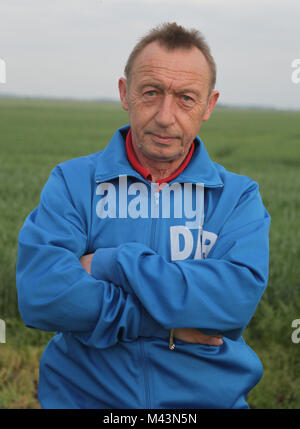 Joachim Streich (FC Hansa Rostock und den 1.FC Magdeburg) Stockfoto