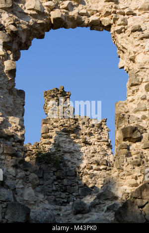 Alte Burgruine in Transkarpatien Ukraine Dorf Seredne Stockfoto