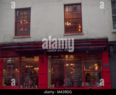 Eine französische Brasserie in Brighton Stockfoto