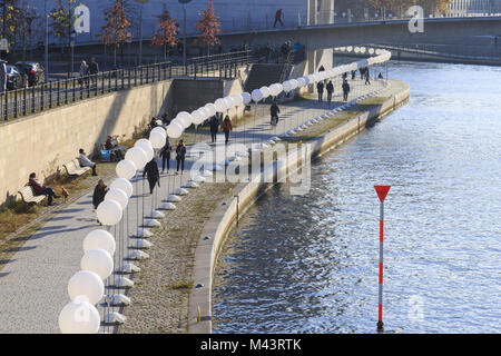 Berlin ist fast für den 9. November Stockfoto