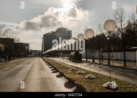 Berlin ist fast für den 9. November Stockfoto