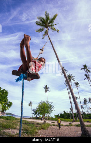 Die bajau Laut werden als von ea in der Zigeuner" aufgrund ihrer nomadischen, Seefahrt Lebensweise bekannt. Stockfoto