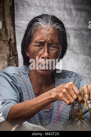 Die bajau Laut werden als von ea in der Zigeuner" aufgrund ihrer nomadischen, Seefahrt Lebensweise bekannt. Stockfoto