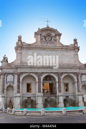 Fontana dell'Acqua Paola - Acqua Paola Brunnen Stockfoto