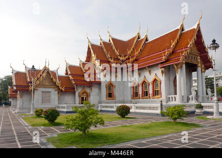 Wat Benchamabophit, der Marmor-tempel, Bangkok, Thailand Stockfoto