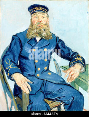 Porträt des Briefträgers Joseph Roulin von Van Gogh Stockfoto