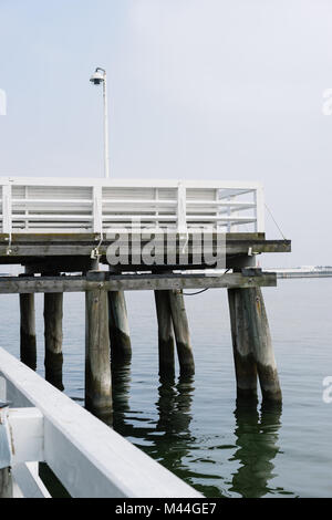 Hölzerne Seebrücke von Sopot, Polen Stockfoto