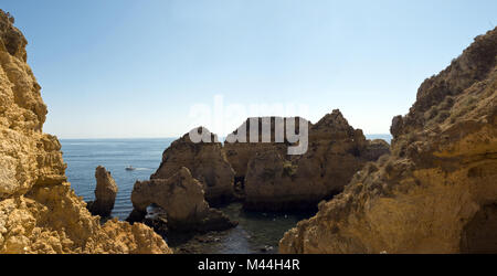 Ponte da Piedade Felsformation, Algarve, Portugal Stockfoto