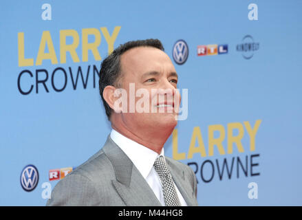 Tom Hanks visits Larry Crowne Premiere in Berlin. Stockfoto