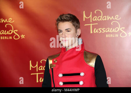 Madame Tussauds stellt die Justin Bieber waxwork Stockfoto