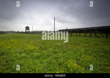 - Deutsche Konzentrationslager Majdanek in Polen. Stockfoto