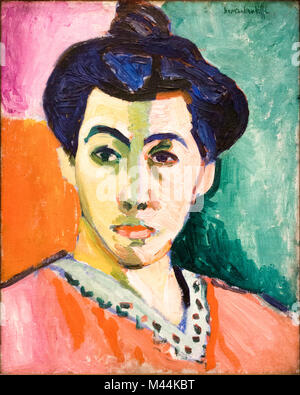 Henri Mattisse, Porträt der Madame Matisse (grüne Linie), 1905 Stockfoto