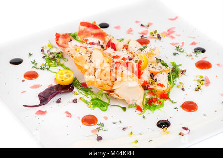 Hummersalat im japanischen Stil Stockfoto