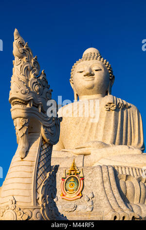 Big Buddha Wat Chalong Phuket Thailand Asien Februar 14, 2018 Der 45 Meter hohe Große Buddha von Phuket Stockfoto