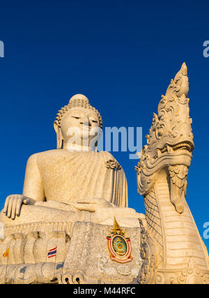 Big Buddha Wat Chalong Phuket Thailand Asien Februar 14, 2018 Der 45 Meter hohe Große Buddha von Phuket Stockfoto