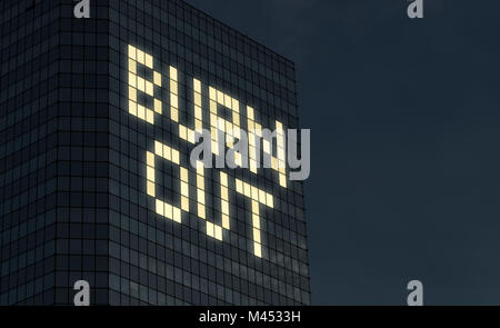 "Burnout"-Konzept. Erschöpfung und Stress von zu viel Dinge im Job zu tun. Stress Überstunden job Ursachen psychische Probleme und Krisen. Stockfoto