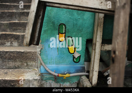 Street Art in Sheung Wan in Hongkong Stockfoto