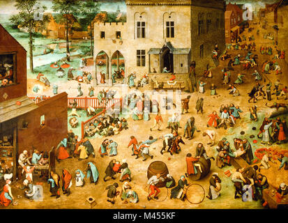 Pieter Bruegel, Kinder Spiele, 1560 Stockfoto