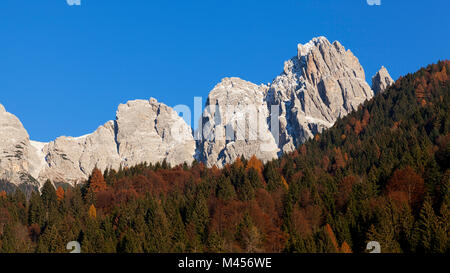 Castello di Moschesin Mount, La Valle Agordina, Provinz Belluno, Venetien, Italien Stockfoto