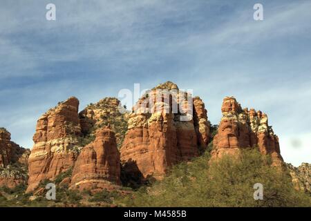 Die roten Felsen von Sedona Stockfoto