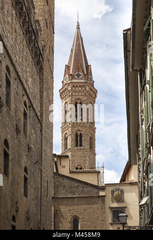 Florenz, Kirche Badia Fiorentina, Toskana, Italien Stockfoto