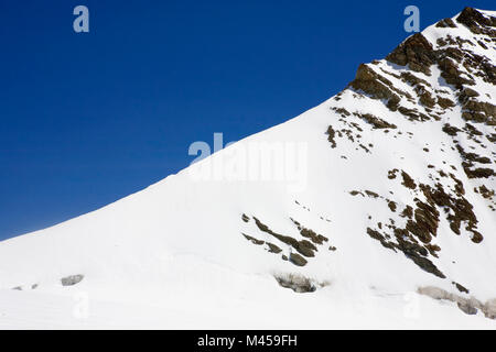 Der nord-west ridge Der Trugberg von Obers Mönchjoch, Jungfrau-Aletsch, Schweiz Stockfoto