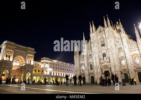 Mailänder Kathedrale Galleria Vittorio Emanuele II. Italien Stockfoto