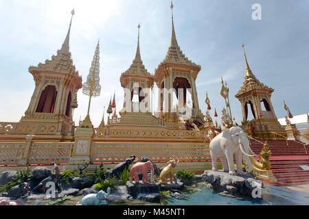 Royal Krematorium für König Bhumibol Adulyadej, Bangkok, Thailand Stockfoto