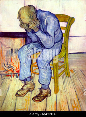 Trauernde alter Mann (' an der Ewigkeit Tor''), von Van Gogh