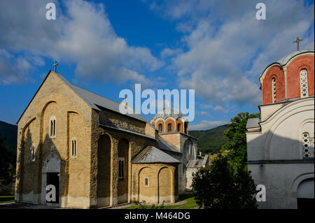 Das Kloster Studenica, Serbien Stockfoto
