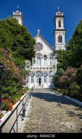 Die Hagia Triada (Heilige Dreifaltigkeit) Orthodoxe Kirche in Istanbul Stockfoto