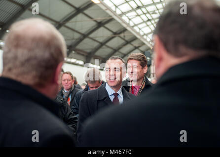 Deutsche Bahn: Inbetriebnahme der neuen Linie VDE 8.2 Stockfoto