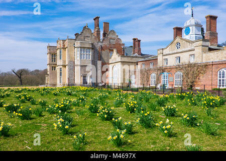 Felbrigg Hall im Frühjahr. Norfolk, Großbritannien. Stockfoto